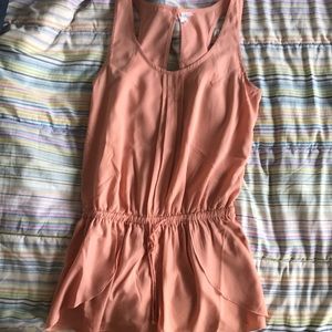 Peach Romper